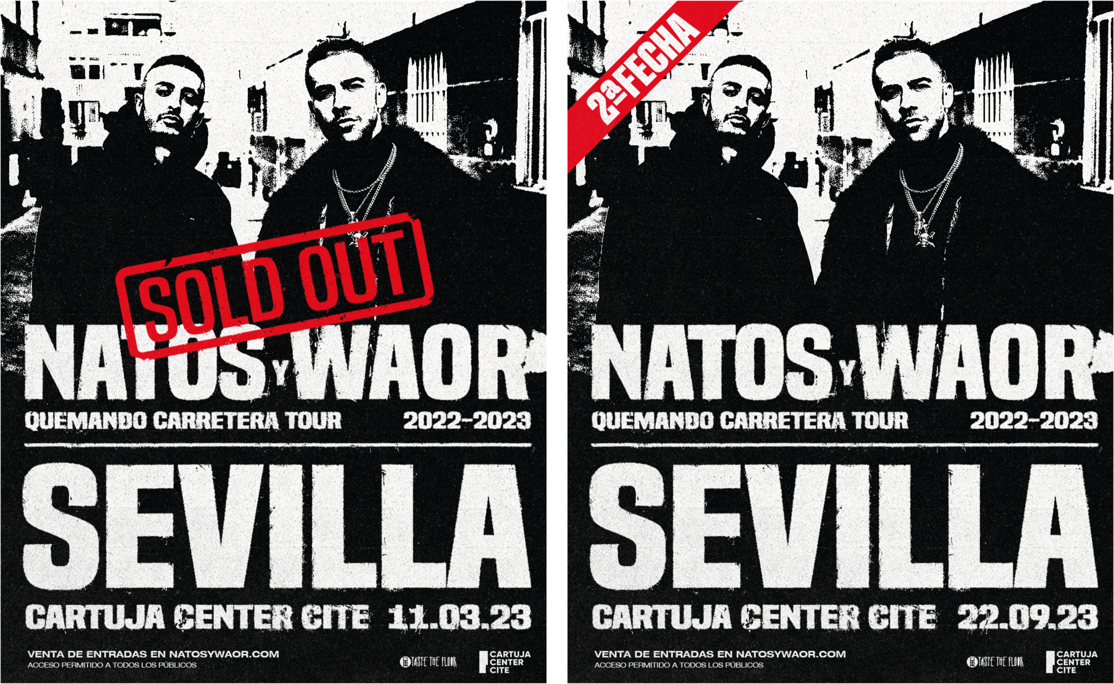 NATOS Y WAOR – QUEMANDO CARRETERA TOUR 1